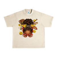 Sandshell softball afro messy bun Urban Heavy Tee - texasbilliewilder