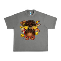 Tornado softball afro messy bun Urban Heavy Tee - texasbilliewilder
