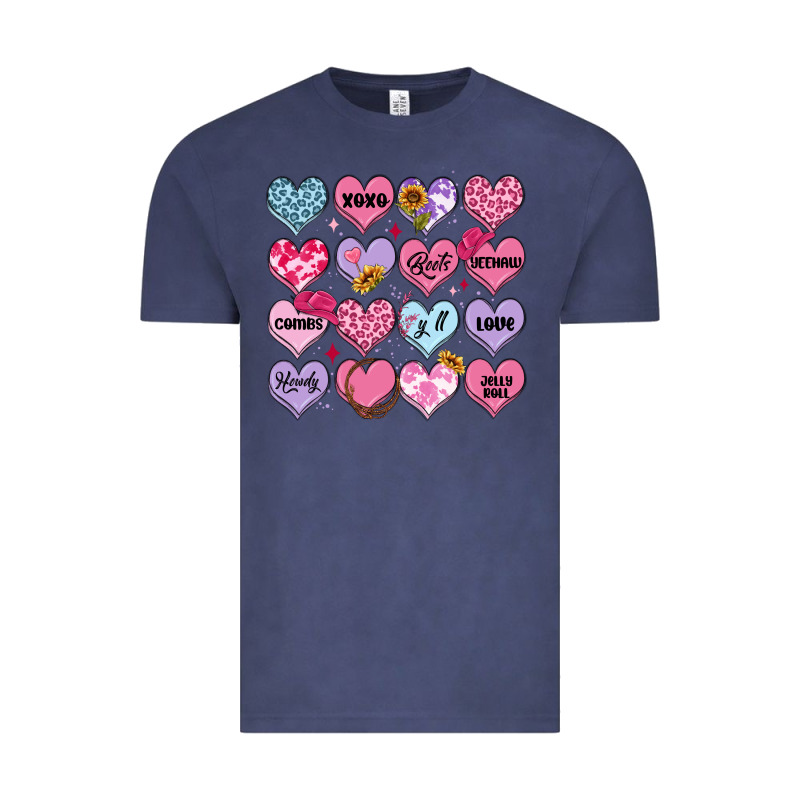 Valentines Candy Hearts Vintage Tee by MaliasSmallBusiness | Teevron