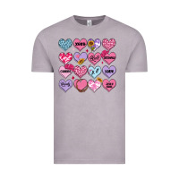 Vintage Zinc valentines candy hearts Vintage Tee - MaliasSmallBusiness