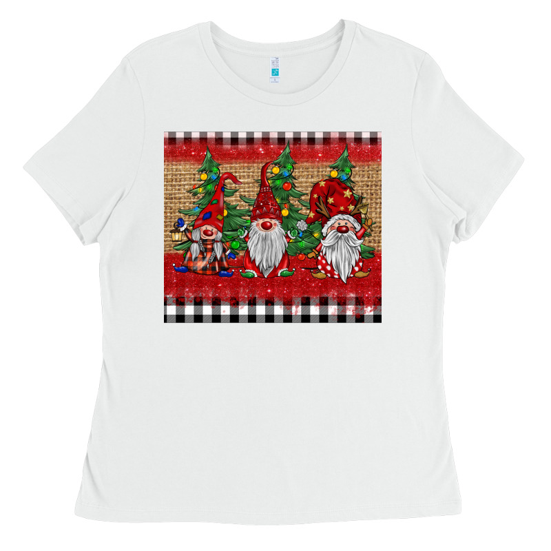 Christmas Gnomes Ladies Tee by BarkalooDesign | Teevron