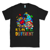 Black it's ok to be different autism gnome Classic Tee - Zillion Design Studio