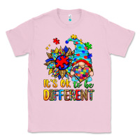 Bubblegum Pink it's ok to be different autism gnome Classic Tee - Zillion Design Studio