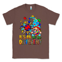 Chestnut it's ok to be different autism gnome Classic Tee - Zillion Design Studio