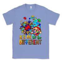 Colony Blue it's ok to be different autism gnome Classic Tee - Zillion Design Studio