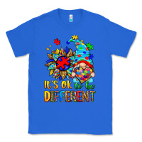 True Royal it's ok to be different autism gnome Classic Tee - Zillion Design Studio