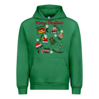 Emerald Merry Christmas Urban Hoodie - MaliasSmallBusiness