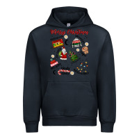 Navy Merry Christmas Urban Hoodie - MaliasSmallBusiness