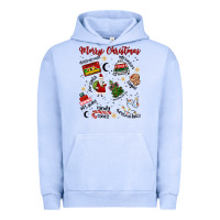 Pigment Grape Ice Merry Christmas Urban Hoodie - MaliasSmallBusiness