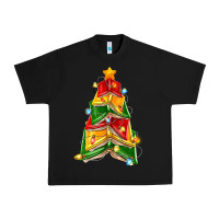 Black christmas book tree Urban Heavy Tee - Zillion Design Studio