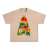 Burro christmas book tree Urban Heavy Tee - Zillion Design Studio