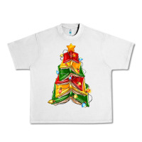 Lunar Rock christmas book tree Urban Heavy Tee - Zillion Design Studio
