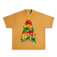 Peanut Butter christmas book tree Urban Heavy Tee - Zillion Design Studio
