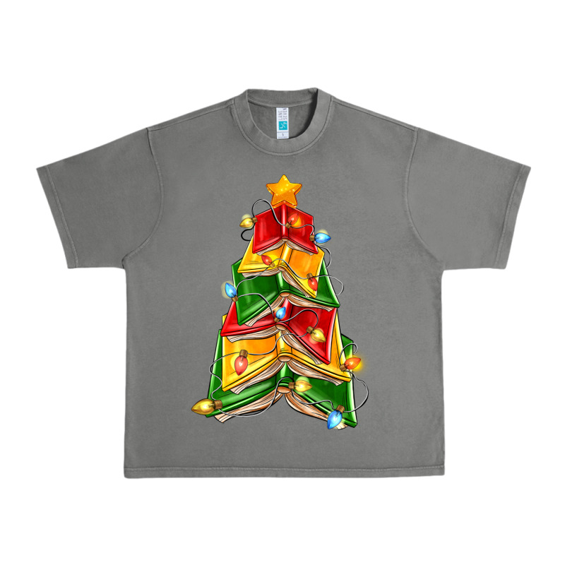 Christmas Book Tree Urban Heavy Tee by Zillion Design Studio | Teevron