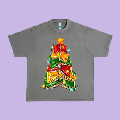 Urban Heavy Tee christmas book tree