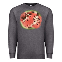 Charcoal Heather watermelon cowhide patch3 Premium Sweatshirt - JahusDesignShop
