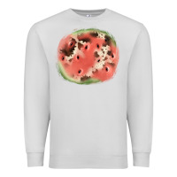 Dove Grey watermelon cowhide patch3 Premium Sweatshirt - JahusDesignShop
