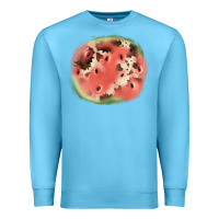 Ocean Blue watermelon cowhide patch3 Premium Sweatshirt - JahusDesignShop