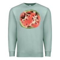 Seafoam watermelon cowhide patch3 Premium Sweatshirt - JahusDesignShop