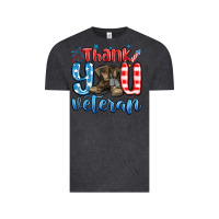 Vintage Black thank you veteran Vintage Tee - MaliasSmallBusiness