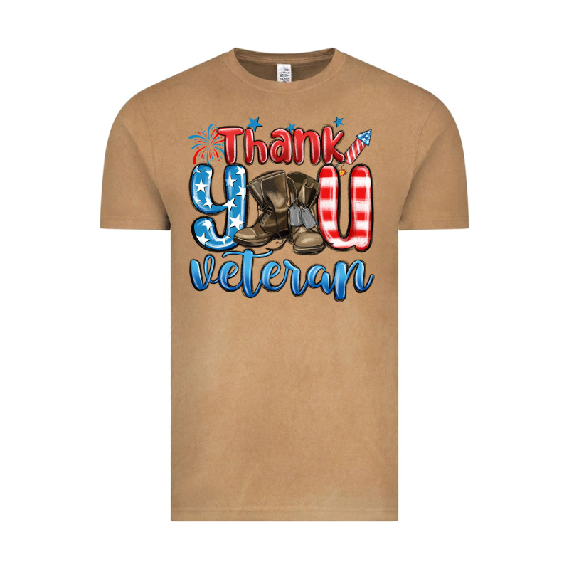 Thank You Veteran Vintage Tee by MaliasSmallBusiness | Teevron