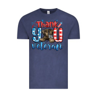 Vintage Denim thank you veteran Vintage Tee - MaliasSmallBusiness
