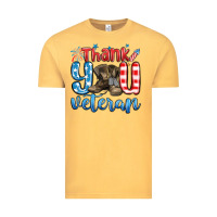 Vintage Mustard thank you veteran Vintage Tee - MaliasSmallBusiness