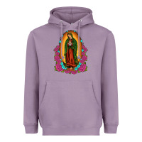 Lavender our lady of guadalupe Heavyweight Hoodie - JahusDesignShop