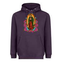 Plum our lady of guadalupe Heavyweight Hoodie - JahusDesignShop