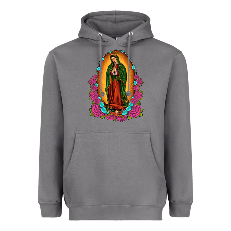 Our Lady Of Guadalupe Heavyweight Hoodie by JahusDesignShop | Teevron