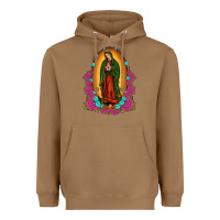 Toasted Coconut our lady of guadalupe Heavyweight Hoodie - JahusDesignShop