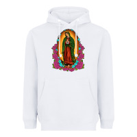 White our lady of guadalupe Heavyweight Hoodie - JahusDesignShop