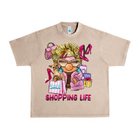 French Oak shopping life  gnome Urban Heavy Tee - BarkalooDesign