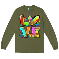 Army Green love pride Long Sleeve Tee - Zillion Design Studio