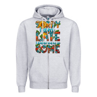 Heather Grey sorry i am late i didnt want to come Zipper Hoodie - HRA Design Shop