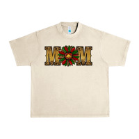 Sandshell Christmas Sunflower Mom Urban Heavy Tee - RanaPortraitStore