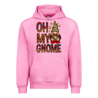 Fuchsia Pink Oh my gnome Urban Hoodie - NancyCooperArtShop