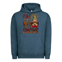 Pigment Midnight Navy Oh my gnome Urban Hoodie - NancyCooperArtShop