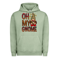 Pigment Oil Green Oh my gnome Urban Hoodie - NancyCooperArtShop
