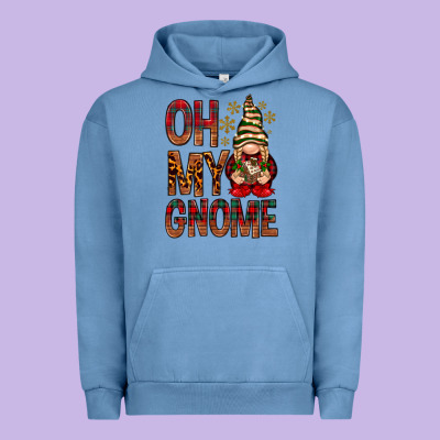 Oh My Gnome Urban Hoodie Designed By Nancycooperartshop