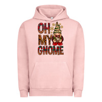 Pigment Salmon Oh my gnome Urban Hoodie - NancyCooperArtShop
