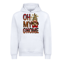 White Oh my gnome Urban Hoodie - NancyCooperArtShop