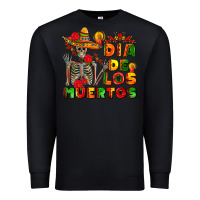 Black dia de los muertos Premium Sweatshirt - AdoDesignShop
