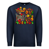 Navy dia de los muertos Premium Sweatshirt - AdoDesignShop