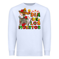 White dia de los muertos Premium Sweatshirt - AdoDesignShop