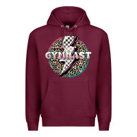 Burgundy gymnast Premium Hoodie - MaliasSmallBusiness