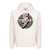 Pale Pink gymnast Premium Hoodie - MaliasSmallBusiness