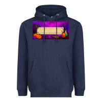 Navy halloween witch custom license plate Heavyweight Hoodie - BundleAndBundleShop