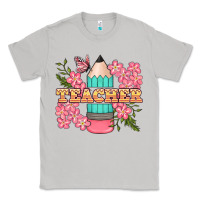 Moon Dust teacher floral pencil Classic Tee - BundleAndBundleShop
