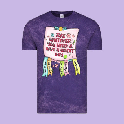 Vintage Tee take whatever you need  have a great day